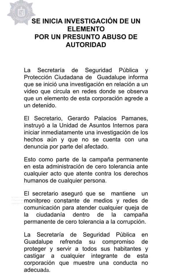 comunicado-guadalupe-abuso-policial