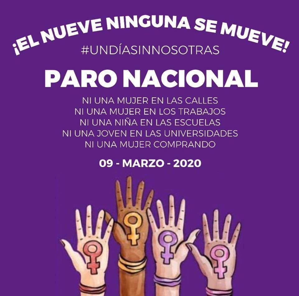 paro nacioal de mujeres