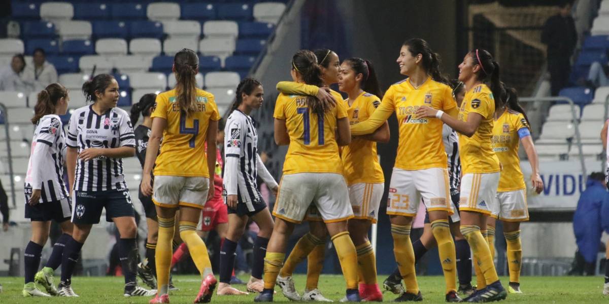 Tigres se llevan el Clásico Regio Femenil con lluvia de goles