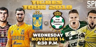 Tigres UANL se enfrentarán a Santos en Nuevo México