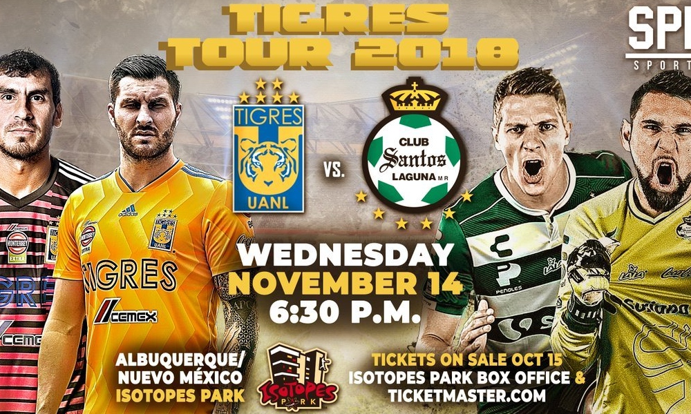 Tigres UANL se enfrentarán a Santos en Nuevo México