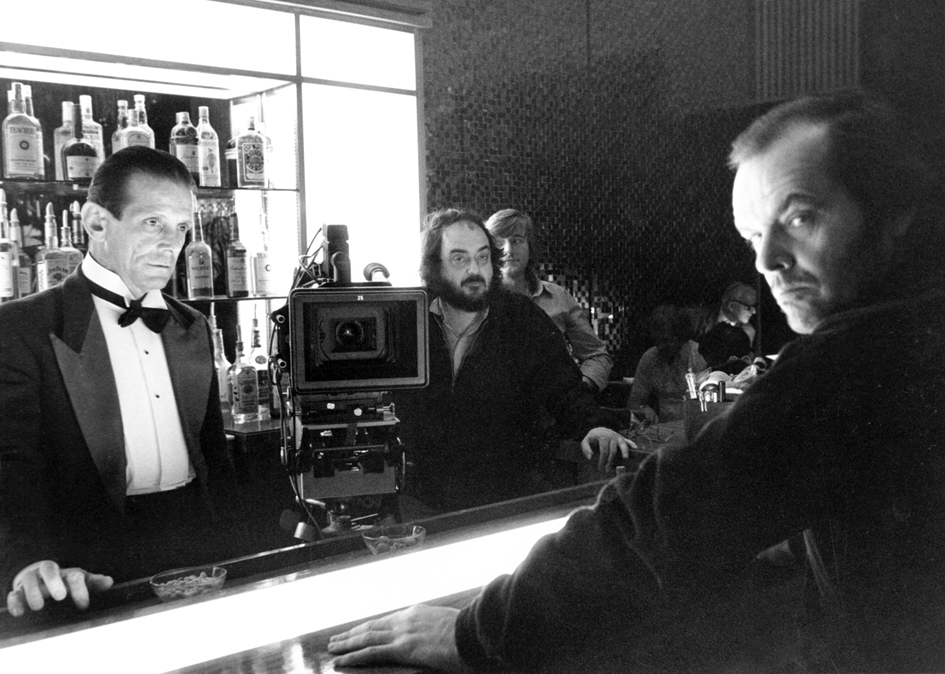 Kubrick y Jack Nicholson en "El Resplandor"