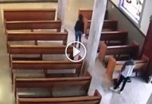 video-roban-limosna-iglesia
