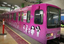 vagon rosa metro mtrorrey