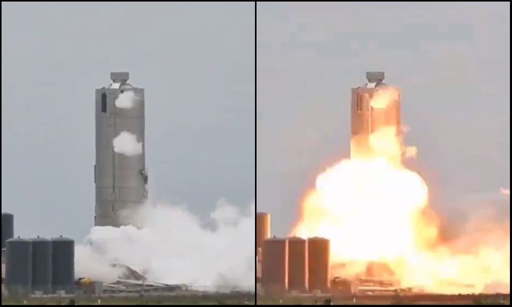 ¡En llamas! Explota prototipo Starship SN4 de Space X