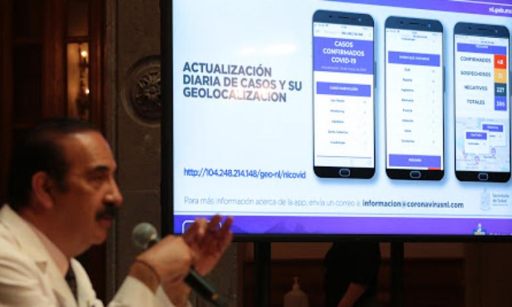 Lanza NL app para rastrear casos de COVID-19