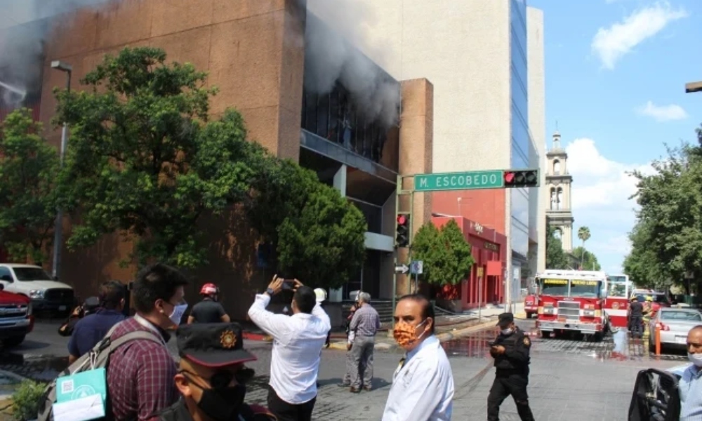 Incendio en Tesorería ya está bajo investigación