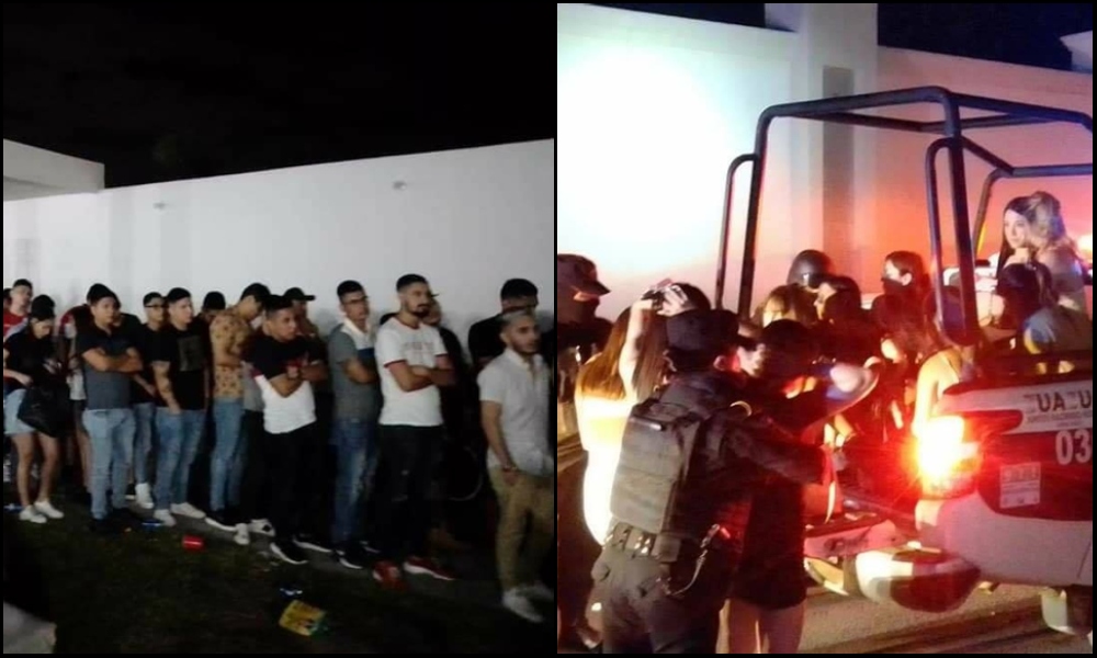 Se les acabo la fiesta: Arrestan a 152 jóvenes por no respetar contingencia