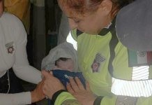 Bebé nace en medio de la tormenta