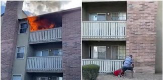 [Video] Madre arroja a su bebé para salvarlo de un incendio en Arizona