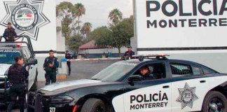 policia monterrey 3 muertos