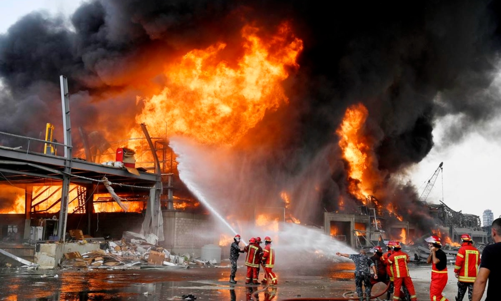 Pánico en Beirut por nuevo incendio