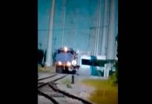 Chocan tren y tráiler en carretera Santa Rosa-Mezquital