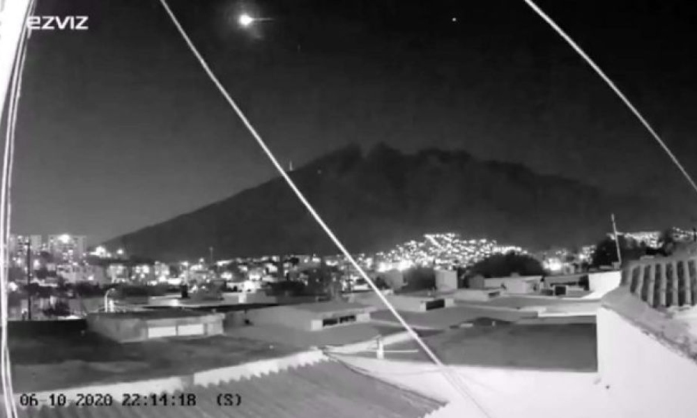 ¿Meteorito ilumina el cielo de Nuevo León?