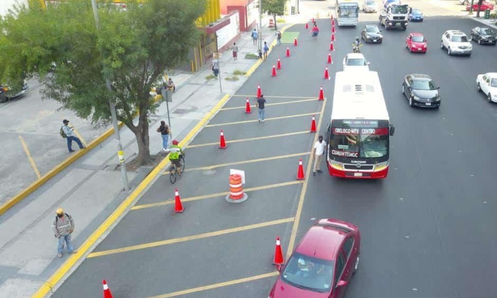 Regios dan visto bueno a ciclovía en Av. Cuauhtémoc