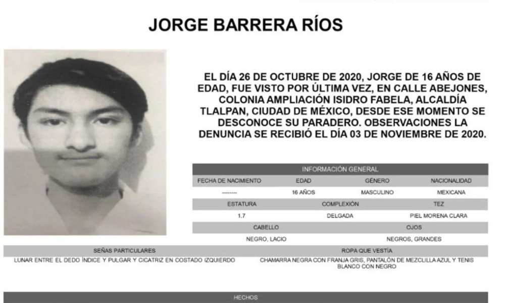 Desaparece adolescente tras broma estudiantil