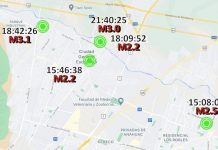 ¡Ya van 7 sismos en menos de 24 horas!