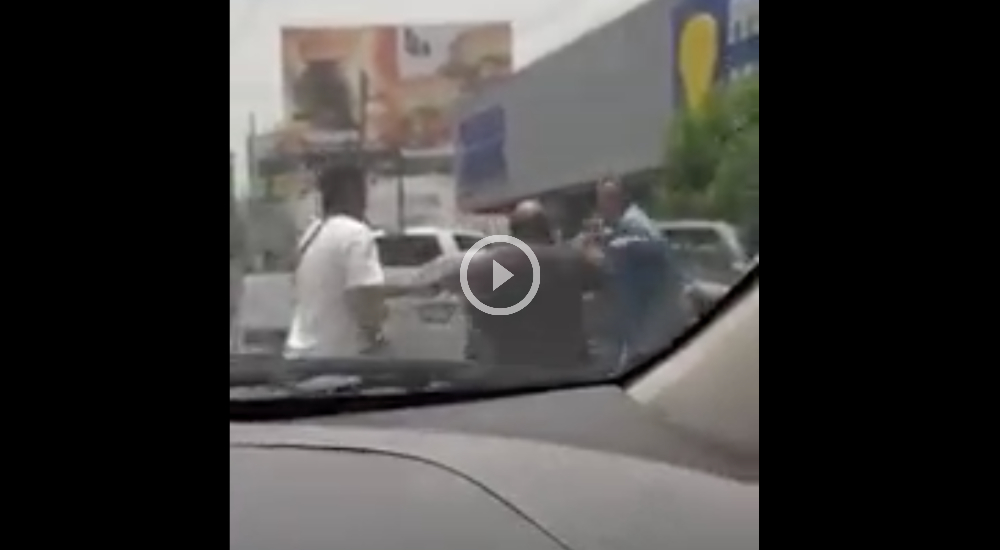 pelea taxista monterrey