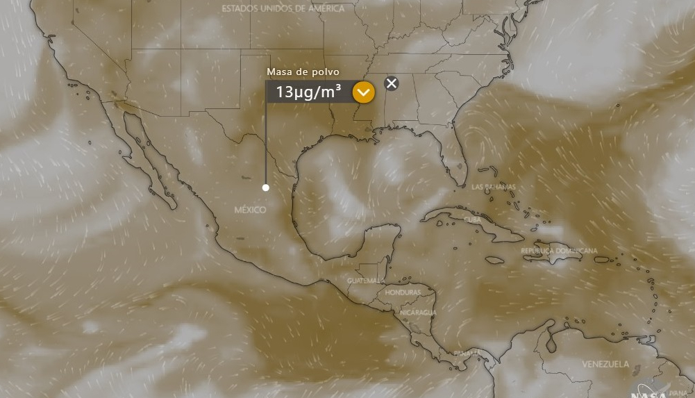 polvo del sahara monterrey contaminacion