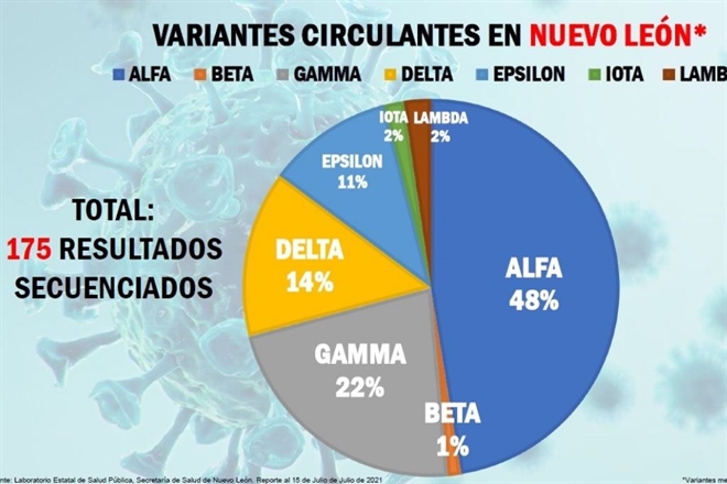 variantes de covid en nuevo leon