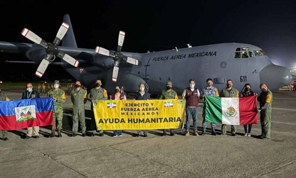 México envía 3 aviones con 29 toneladas de ayuda humanitaria a Haití