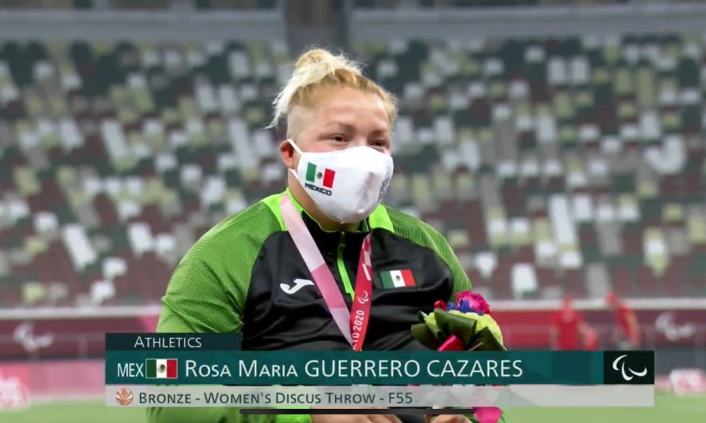 Rosa María Guerrero le da a México la segunda medalla de bronce en Juegos Paralímpicos